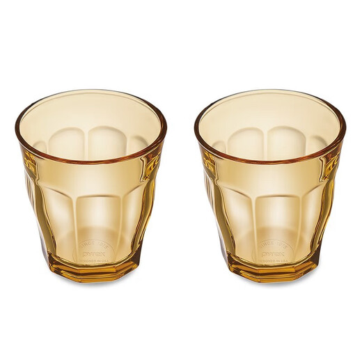 Corning 2-piece set of heat-resistant glass cups, water cups, breakfast milk cups, microwave oven, dishwasher safe, Belle water cups, 2-piece set