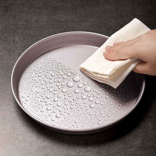 Xuechu 9-inch deep pizza pan, baking pan mold, golden round household pizza pan, diameter 24.4cm*height 5cm, non-stick coating, oven baking mold WK9066