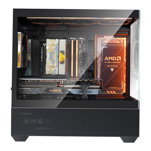 AMD Ryzen R5 7500F/RTX5060Ti/RX9060XT assembly computer host Black Myth Wukong e-sports game computer host desktop complete machine diy assembly machine configuration one R5 7500F+RX7650GRE 8G