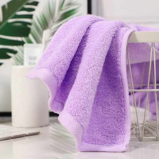 Imabari (IMABARI) JD Logistics Japan direct mail Imabari (IMABARI) towel square towel small towel pure cotton soft purple towel 1 piece made in Japan 1