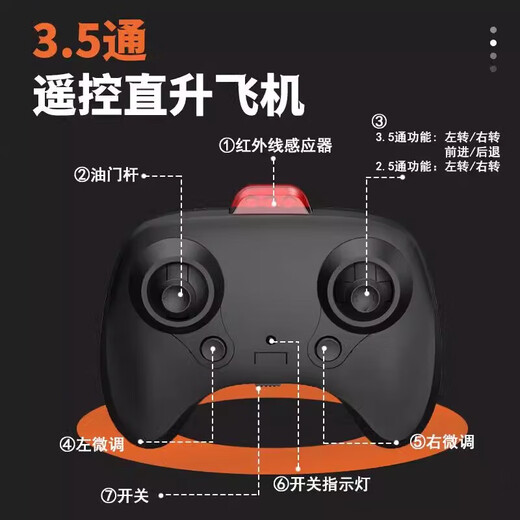 Jouet pour enfants Black Bee Hélicoptère télécommandé Technologie noire Évitement intelligent des obstacles Drone télécommandé de combat résistant aux chutes pour garçon Hélicoptère télécommandé 2,5 canaux Gris