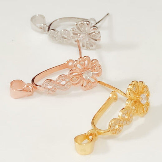 DR GRAFFCARNY safety buckle clip 18K gold buckle jade buckle pendant buckle buckle accessories clip DIY jade yellow rose gold