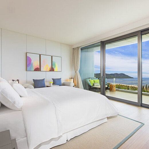 Private time Marriott Hainan Blue Bay Greentown Westin Deluxe Ocean View Room for 1 night including breakfast and fun Type B Deluxe Ocean View Twin Room for 1 night + breakfast + 1 afternoon tea for two