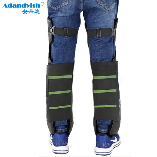 Adandyish PU enlarged and extended knee pads for motorcycles to keep warm, waterproof and cold-proof leggings for men and women in all seasons and windproof leather knee pads