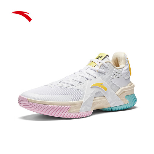 ANTA Airspace 5 basketball shoes men's cement nemesis professional practical breathable cushioning anti-rollover low-top sports shoes West Coast-4 41 (men's size 8)