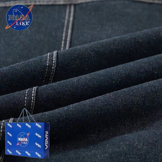 NASALIKE fleece jacket denim jacket men's winter all-match warm lambswool cotton coat windproof and cold-resistant thickened men's top dark blue M (spiritual boy) 90-110Jin Jin equals 0.5 kg