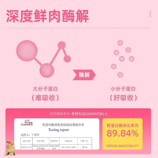 Luce cat food for young cats, meat floss sandwich, grain-free, fresh meat, freeze-dried, full-price probiotics 2Jin Jin equal to 0.5kg 1 bag, 2kg (), meat floss sandwich, fresh meat, full-price, grain-free for young cats