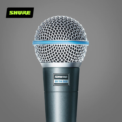 SHURE BETA58A SM58S wired dynamic microphone karaoke live stage performance playing and singing recording microphone BETA58A + 5 meters 6.5 line