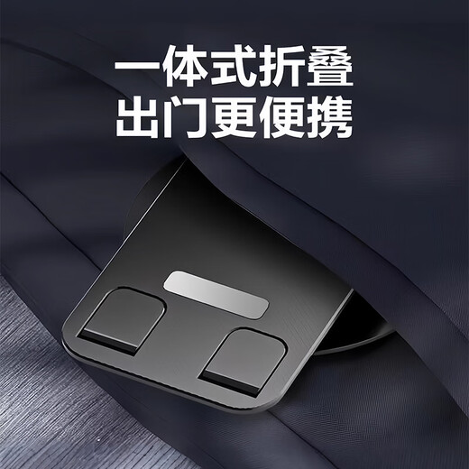 Rotating mobile phone stand metal base universal creative support stand folding lifting multi-functional telescopic adjustable desktop lazy mobile phone tablet PC metal base rotating stand - black 1 pack