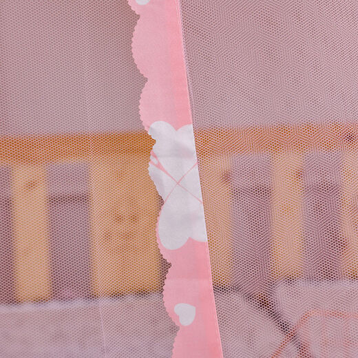 Trendy sleeper bed mosquito net with narrow top and wide bottom dormitory bunk bed solid wood cabinet ladder household student double-layer dormitory mosquito net home white + hook top width 1.2 meters bottom width 1.5 meters