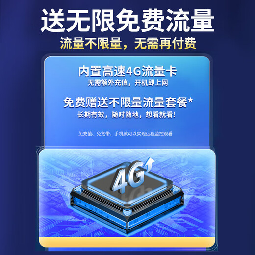 Radium Vision Solar-Überwachungskamera, lebenslanger verkehrsfreier Monitor, 360 Grad, kein toter Winkel mit Nachtsicht-Panorama, kein Strom, kein Netzwerk, Mobiltelefon, Ferngespräch im Freien, automatische Verfolgung, kein Aufladen, 4 Millionen Ultra HD + 64G