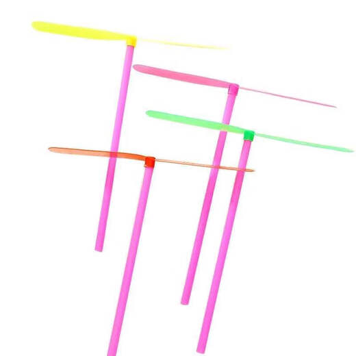 TaTanice Bambus-Libelle, Outdoor-Spielzeug, nostalgische Handschieber, fliegende Fee, Flugzeug, Jungen und Mädchen, Schultagsgeschenke