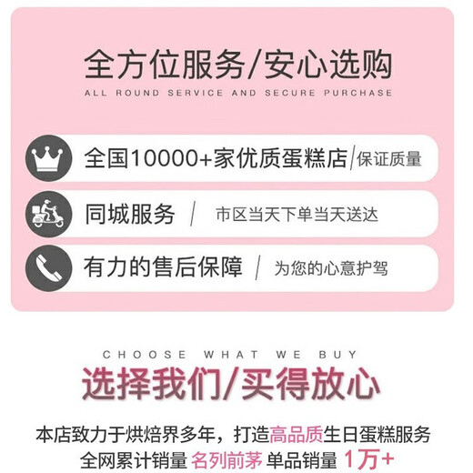 Happy Birthday Fruit Birthday Cake Strawberry for Girlfriend, Parents, Children, Wife, Freshly Customized Birthday Blessings Made in the Same City, Delivered on the Same Day, Popular Fruit Style (Highly Recommended by the Store) 10 Inches (Eating About 5-8 People)