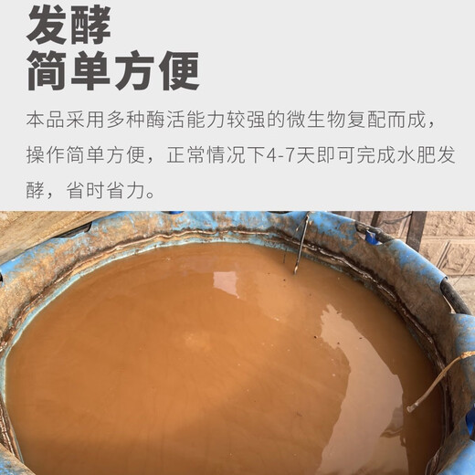 启明生物化渣宝花生麸水肥发酵剂生物菌剂肥菜籽油枯农用腐熟菌剂 1kg/包 1包