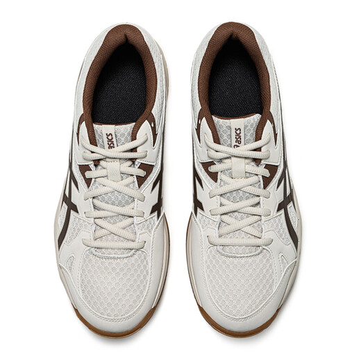 ASICS badminton shoes for men and women, same style, comfortable, stable, wear-resistant, breathable and traction sports shoes RIVRE CF beige/brown 37.5