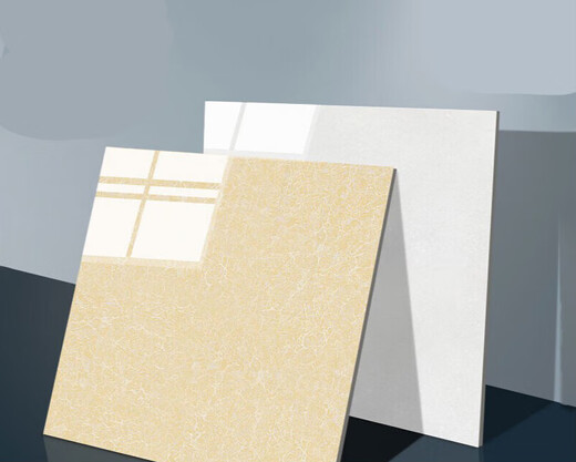 Gruder's same style simple modern bright 800x800 polycrystalline polished floor tiles household vitrified tiles 600x600 floor tiles yellow Pilates not for retail sale 600*600