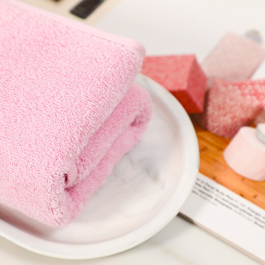 Imabari (IMABARI) JD Logistics Japan direct mail Imabari (IMABARI) towel square towel small towel pure cotton soft pink towel 1 made in Japan 1