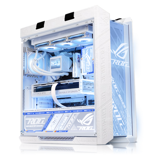 ASUS Sun God White Snow ROG Family Bucket 6 Periods Interest-free 14th Generation i9 14900KF/RTX5090D Fubuki Gaming Desktop Host Assembly Computer DIY Complete Machine Configuration 2 Ultra7 265KF+RTX5070