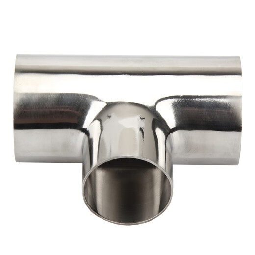 Huili's customized 316 stainless steel tee sanitary grade welded tee fitting 38 51 63 7 89 108 1592