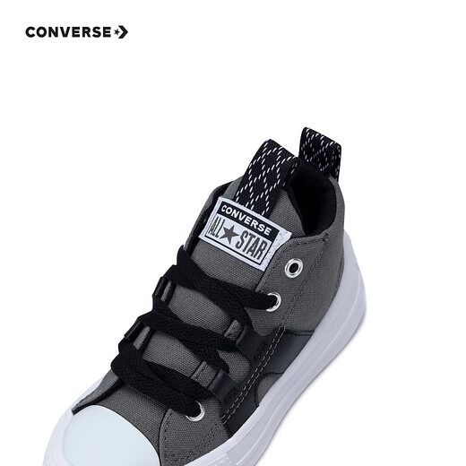 Converse Converse All Star children's shoes for boys and girls low-top canvas shoes winter new children's all-match casual shoes gray 28 recommended foot length 17cm