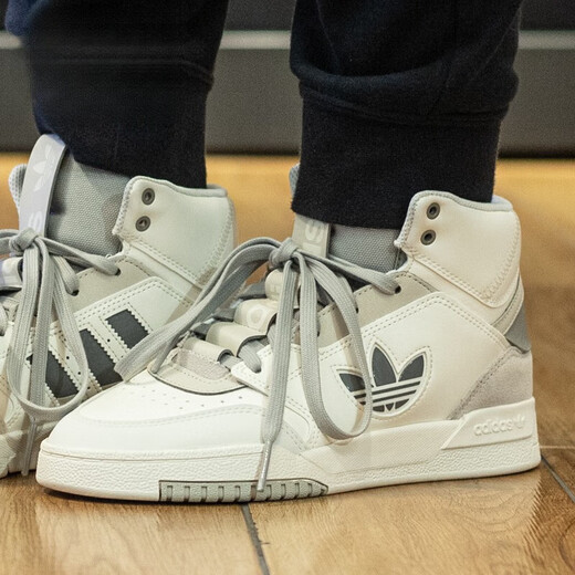 
Adidas (adidas) Clover men's and women's shoes sports and casual high-top shoes 2023 winter IF2694 IF2675 white_light green_dark green 36.5