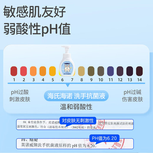 Haishi Hainuo Foaming Hand Sanitizer 300ml*3 bottles, clean and antibacterial bubbles, rich, easy to wash, weak acid olive essence, children and adults