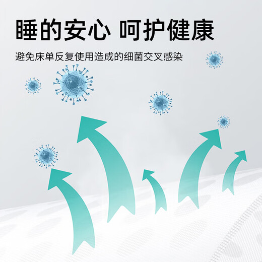 Nanjiren travel disposable quilt cover, sheet cover, pillowcase thickening set, hotel bedding double set, four-piece set