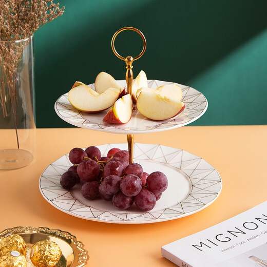 Youlaifu fruit plate creative home modern candy box living room dry fruit plate dessert table snack melon seed plate cake stand