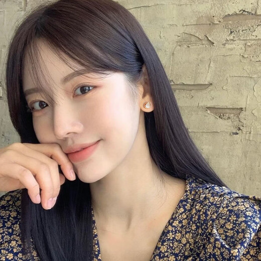 Senqi 999 Pure Silver Earrings Women's Niche Design Light Luxurious High-Grade Synthetic Cat's Eye Earrings Earrings Silver Fashion Accessories E3116 999 Pure Silver Earrings