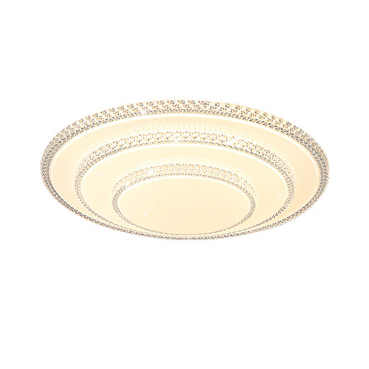 Jihu led master bedroom lamp modern simple round children's room bedroom lamp atmospheric living room lamp super bright ceiling lamp dazzling - diameter 60CM non-polar 60 watts