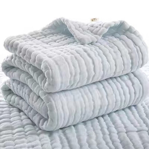 Jiafanghui 12-layer gauze bath towel baby newborn super soft cotton autumn and winter cotton absorbent bath baby quilt blanket 12-layer small bottle 110*110cm