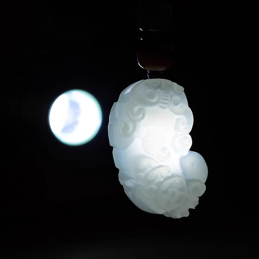 MUSIYU Jade Pixiu car key chain key pendant bag pendant male and female Pixiu pair couple model male and female Pixiu left + right pair A26-205