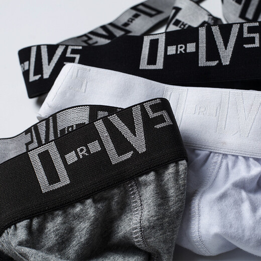 The long night boys' sexy sexy thong sexy empty back U convex bag breathable sexy low-waist men's double-butt underwear gray M