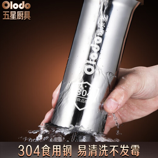 Orado sausage stuffer 304 stainless steel sausage stuffing tool household hand push sausage stuffer sausage machine sausage stuffing artifact 304 sausage stuffer with 4 304 sausage mouths