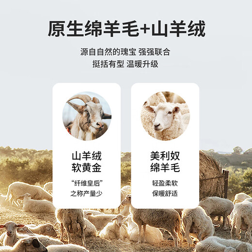 Antonio 5% cashmere & 95% wool men's high-end stand-up collar jacket business executive autumn and winter woolen coat