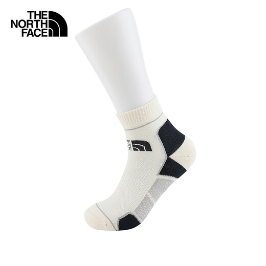 The North Face sports socks, unisex, outdoor, moisture-absorbent and breathable, new for spring | 2XY5 O2D/white L