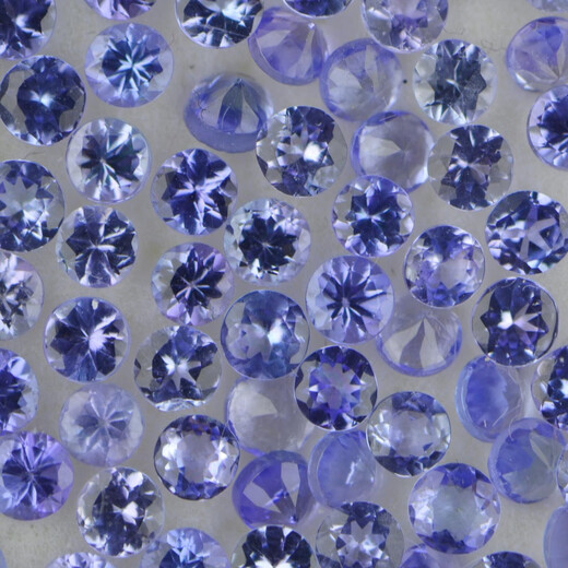 Pangdonglai quality loose tanzanite stone round 3mm