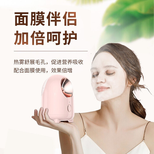 Aseblarm facial steamer humidifying nano hydrating facial hot spray machine beauty instrument steaming instrument household open pores detoxification basic white 200ml