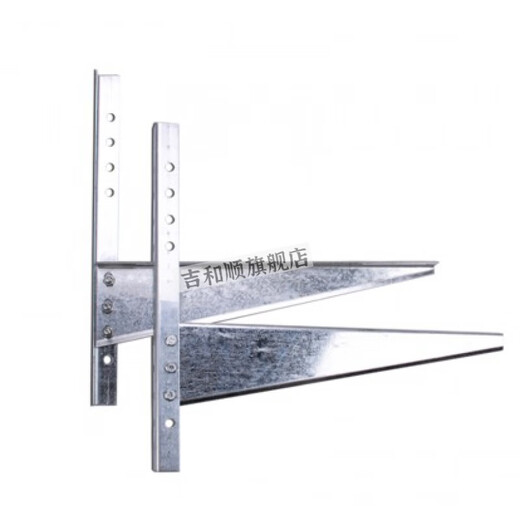 Yangguan soporte de unidad exterior de aire acondicionado 1.5P2P3P5P estante de aire acondicionado galvanizado estante engrosado estante de aire acondicionado soporte de estante de unidad exterior 5P soporte extra grueso 3.0 de espesor con 8 tornillos de fijación