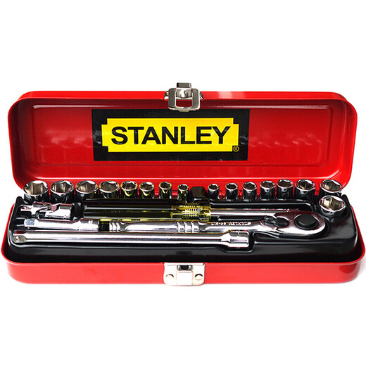 Set de llave de llave de manga de trineo de la herramienta de reparación de autos Stanley 3546 piezas Conjunto de reparación de automóviles 94-691-22 Conjunto de métrica de 35 piezas 94-691-22