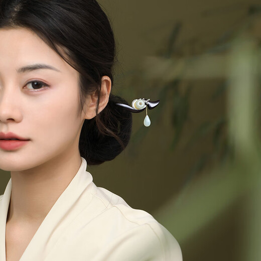 Phoenix Nirvana hairpin, new Chinese style sandalwood hairpin, ancient style hair accessories, high-end hairpin, birthday gift for girlfriend