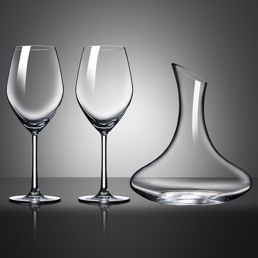 Ocean Thailand imported crystal glass red wine glass 420ml with decanter 2 pieces