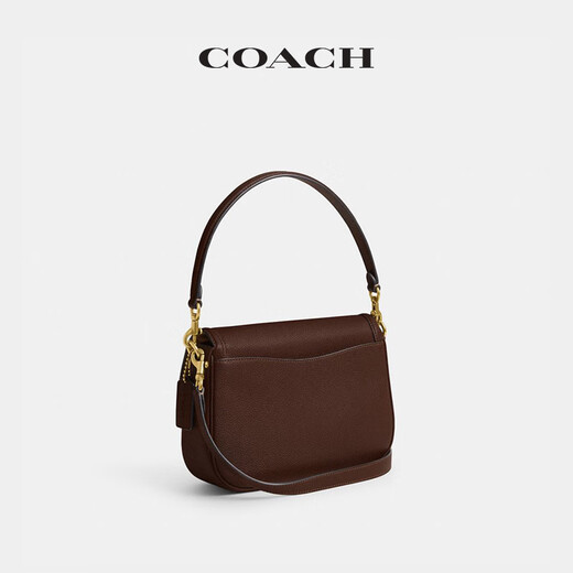 COACH Gift New Women's Classic LEGACY Shoulder Bag Crossbody Bag Genuine Leather Winter Women's Bag B4/Maple Leaf Color