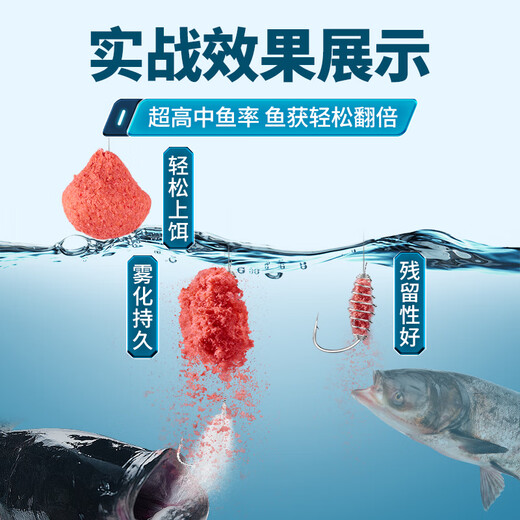 Sichuan Zexin Guandong silver carp and bighead carp cotton spring sub-line double hook fishing group fish hooks are tied and the finished product has thorns 4# line number 3.0
