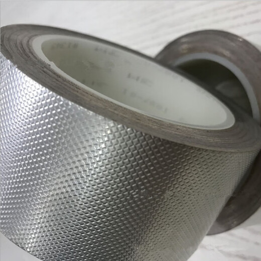 3M1345铜箔胶带 压纹镀锡铜胶 静电泄放电磁屏蔽胶智 25mm*16.5m