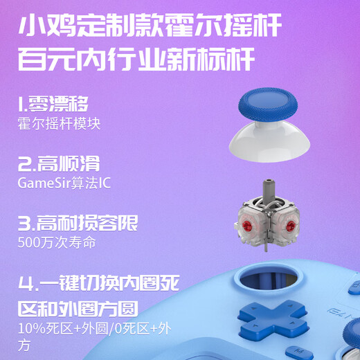 GAMESIR Venus switch2 controller wireless game controller mobile phone Android Apple Steam Bluetooth PC computer ns2pro black myth Wukong two people in a row JueZuo