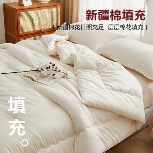 MUJI Class A antibacterial 100% cotton Xinjiang cotton autumn and winter quilt core 6Jin [Jin equals 0.5kg] 200*230cm