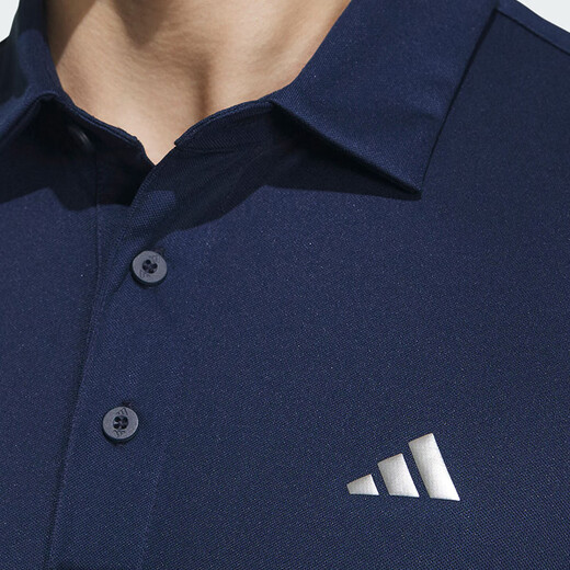 阿迪达斯（adidas）T恤男 夏季新款户外运动服快干透气宽松高尔夫运动翻领短袖POLO衫 IN6630/AEROREADY快干面料 S 175/88A