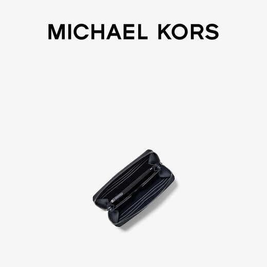 Michael Kors Mk Cooper Männer Old-Fantasie Wallet Ticket Dunkelblau 502 ns