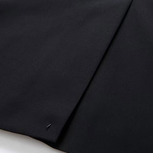 红蜻蜓（RED DRAGONFLY）男士商务西服外套中青年商务上班修身职业正装西装外套男结婚新郎 黑色 2XL 【115-125斤】